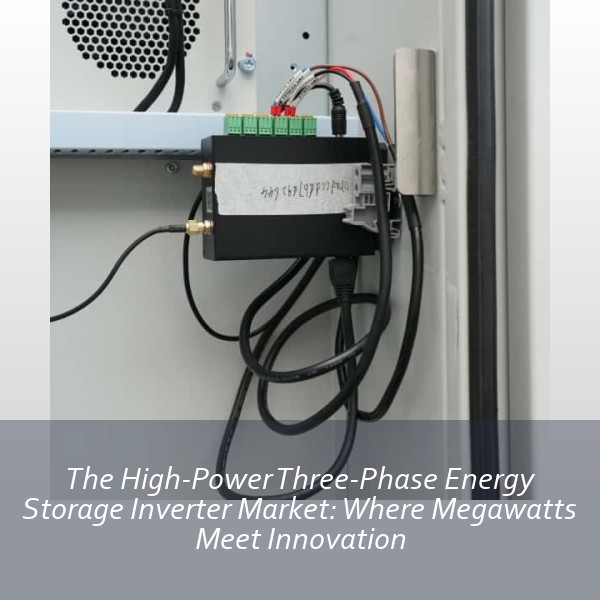 The High-Power Three-Phase Energy Storage Inverter Market: Where Megawatts Meet Innovation